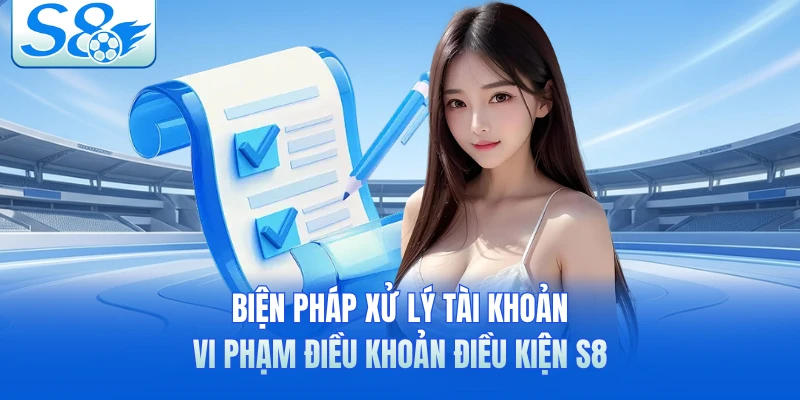 Biện pháp xử lý tài khoản vi phạm điều khoản điều kiện S8 