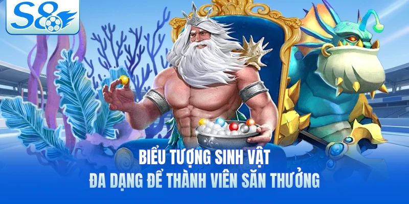 Biểu tượng sinh vật đa dạng để thành viên săn thưởng
