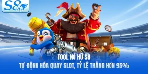 Tool Nổ Hũ S8 - Tự Động Hóa Quay Slot, Tỷ Lệ Thắng Hơn 95%