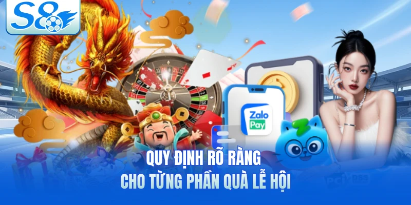 Quy định rõ ràng cho từng phần quà lễ hội